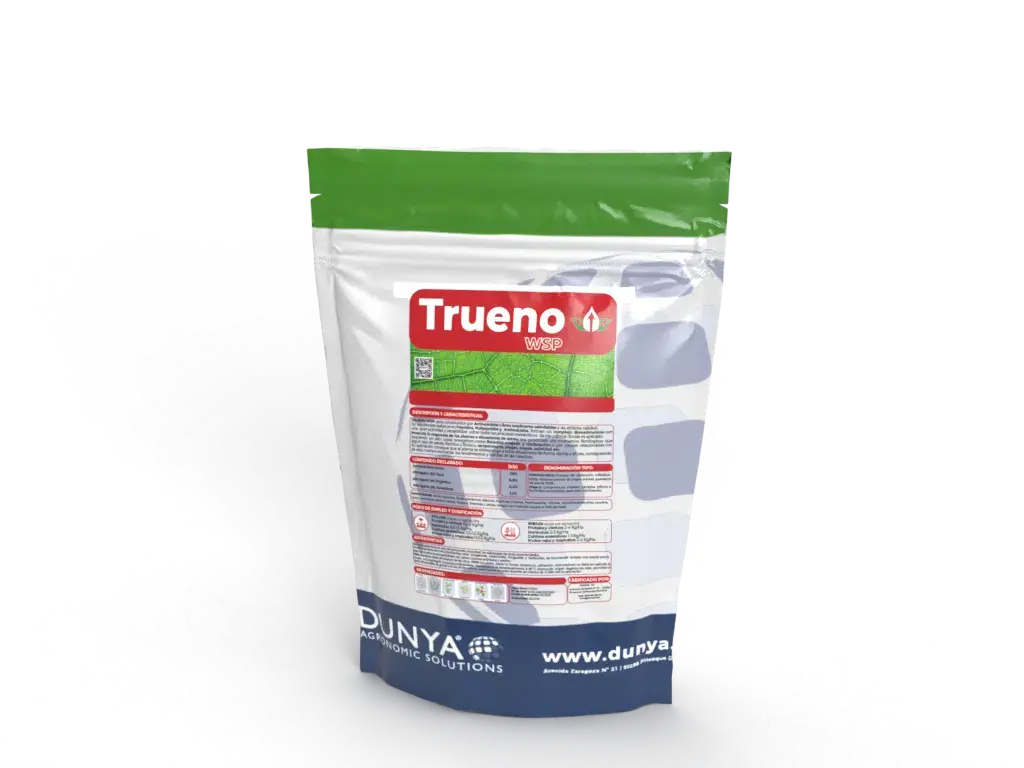 Trueno biostymulator DUNYA – biostymulator aminokwasowo-algowy do sadów i warzyw