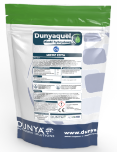 Opakowanie DUNYAQUEL hybrydowa Miedź EDTA 15% – nawóz UE, proszek WSP 5 kg