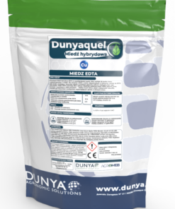 Opakowanie DUNYAQUEL hybrydowa Miedź EDTA 15% – nawóz UE, proszek WSP 5 kg